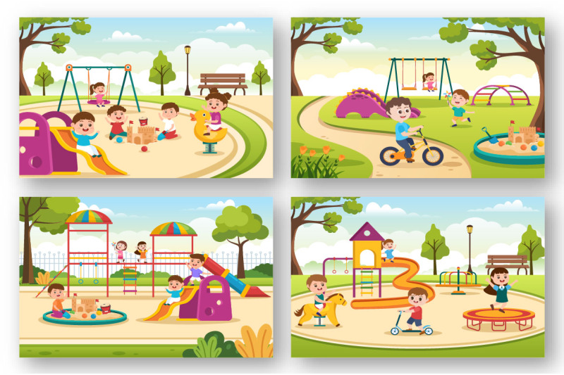 17-children-playground-cartoon-illustration