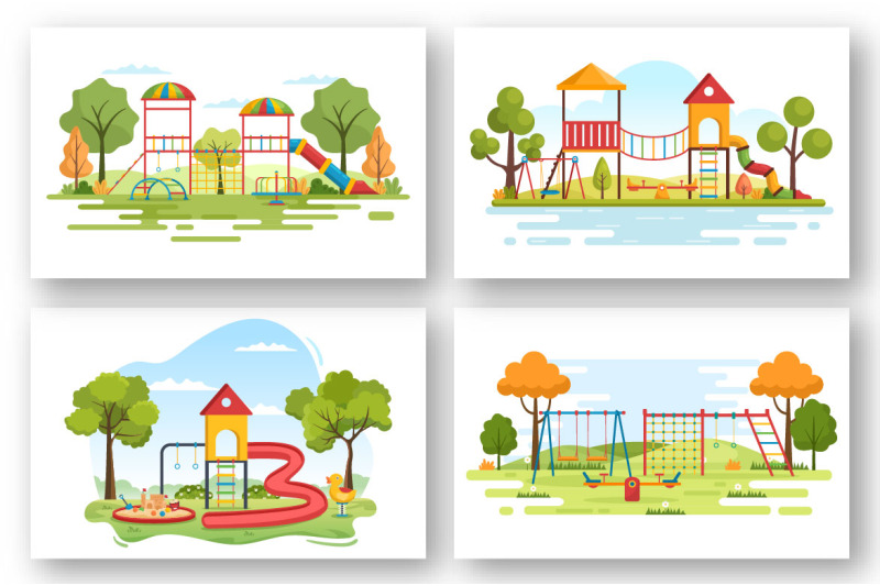 17-children-playground-cartoon-illustration