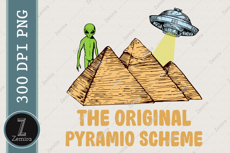 astronaut-alien-ufo-egyptian-pyramid-png