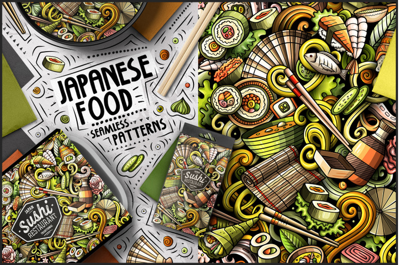 7-japanese-food-seamless-patterns