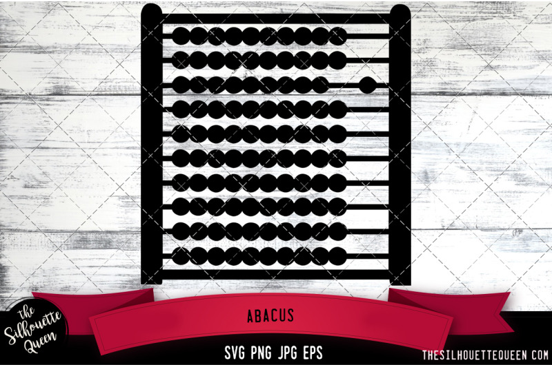 abacus-silhouette-vector