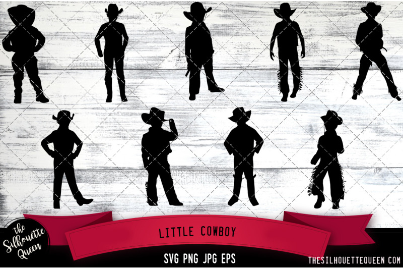 little-cowboy-silhouette-vector