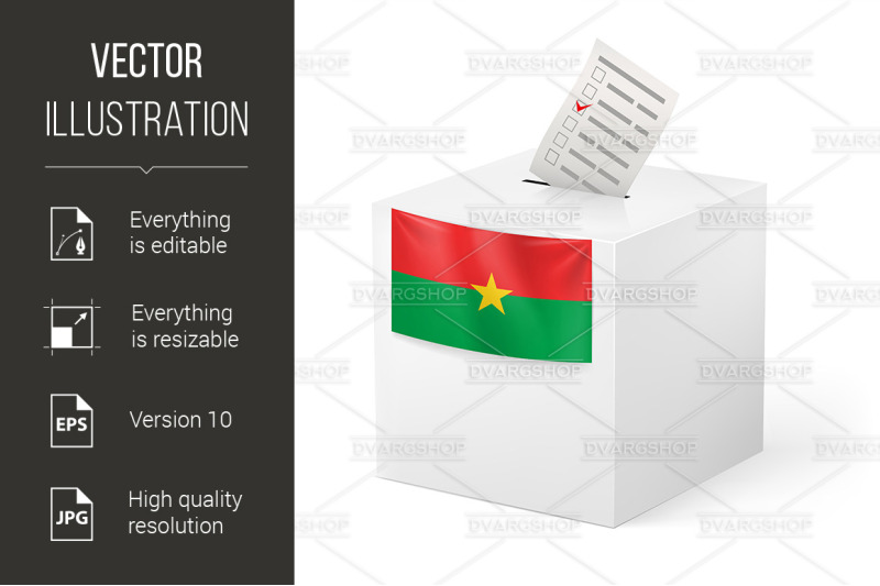 ballot-box-with-voting-paper-burkina-faso