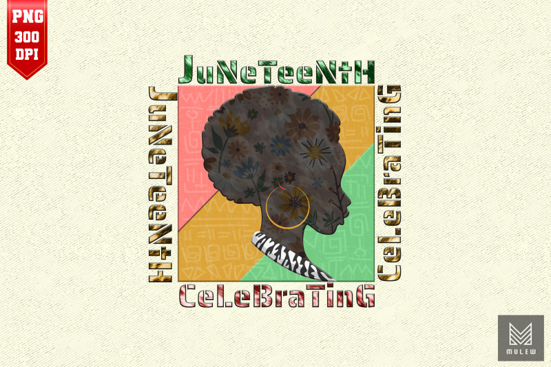 celebrating-juneteenth-black-afro-woman