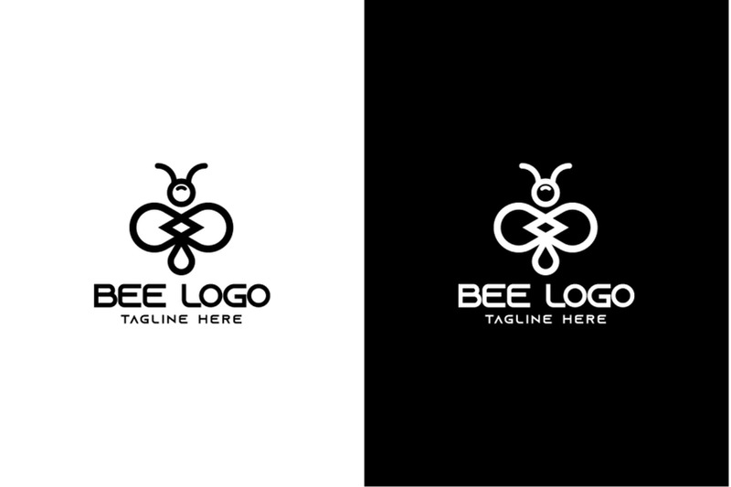 bee-logo-minimalist-template