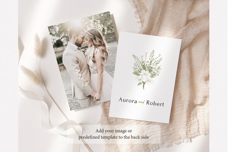 wildflower-wedding-invitation-template-canva-daisy-green-leaves