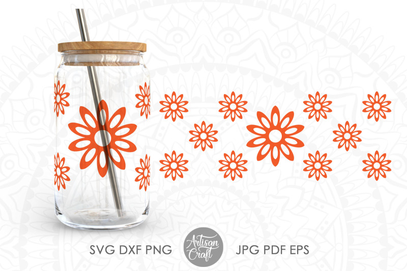 16oz-glass-can-svg-flower-svg-iced-coffee-glass
