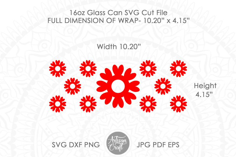16oz-glass-can-svg-flower-svg-iced-coffee-glass