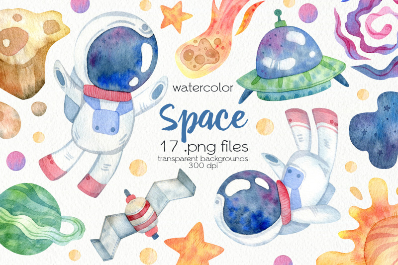 watercolor-space-clipart-png-files