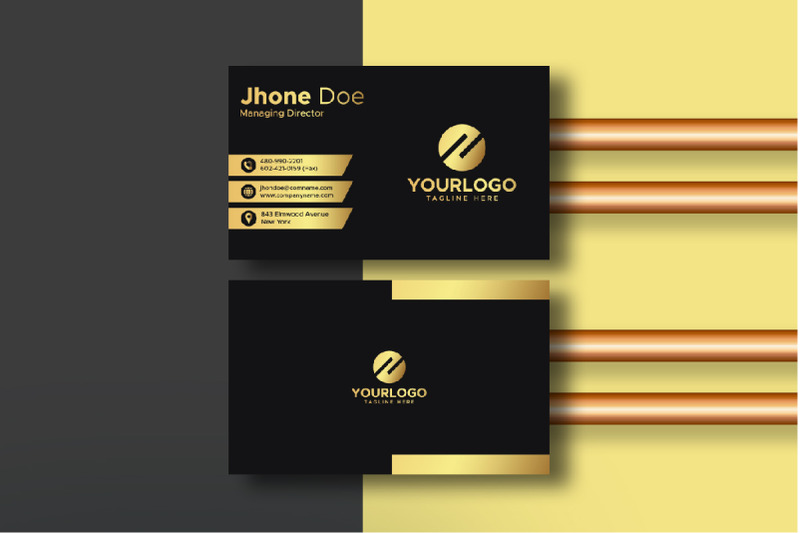 golden-black-creative-business-card