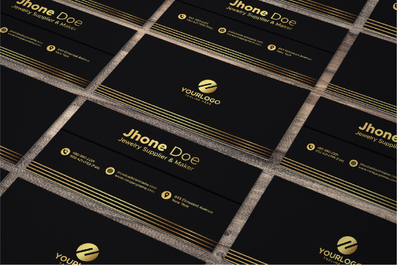golden-black-minimal-business-card
