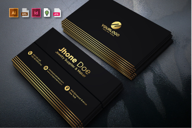 golden-black-minimal-business-card