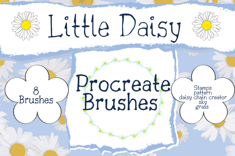procreate-little-daisy-brush-set-stamps-textures-chain-creator