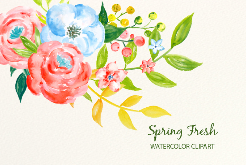 watercolor-clipart-spring-fresh