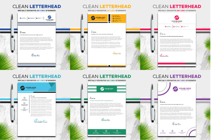 letterhead-6-template-bundle