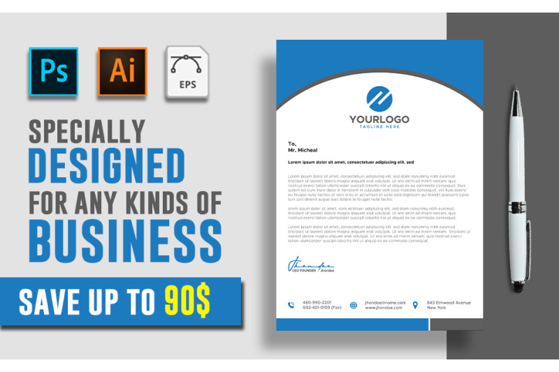 letterhead-10-template-bundle