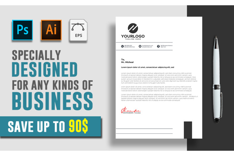 letterhead-10-template-bundle