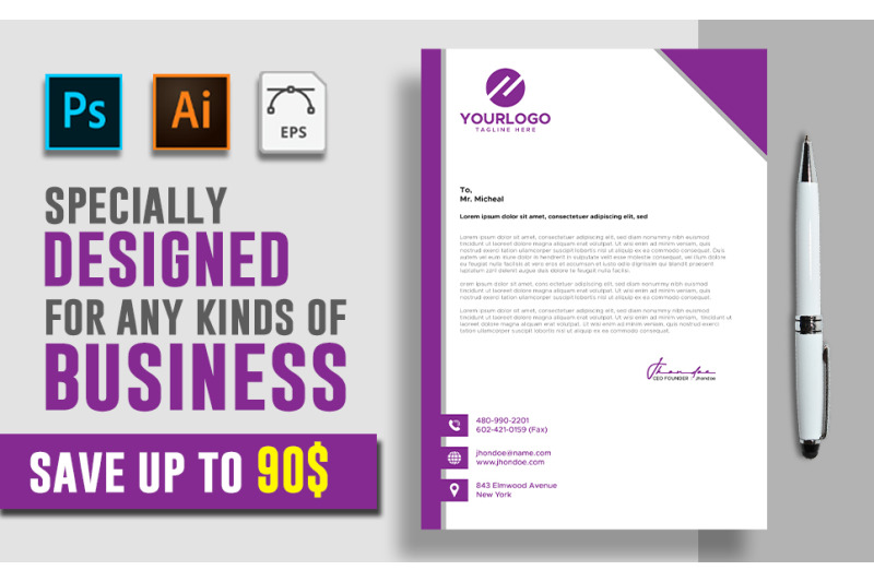 letterhead-10-template-bundle