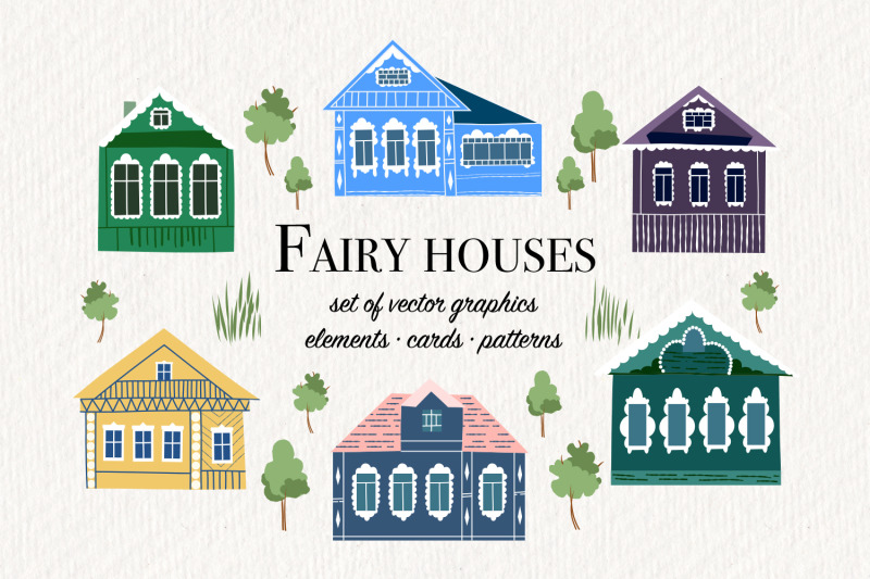 fairy-houses-set-of-vector-graphic-ai-eps10-jpeg