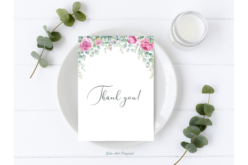 eucalyptus-pink-roses-border-clipart-greenery-floral