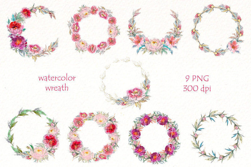 peonies-wreath-png-clipart-bundle-watercolor-floral-peony