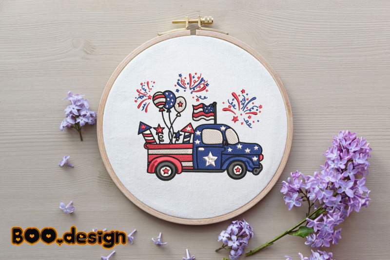 4th-of-july-fireworks-truck-embroidery