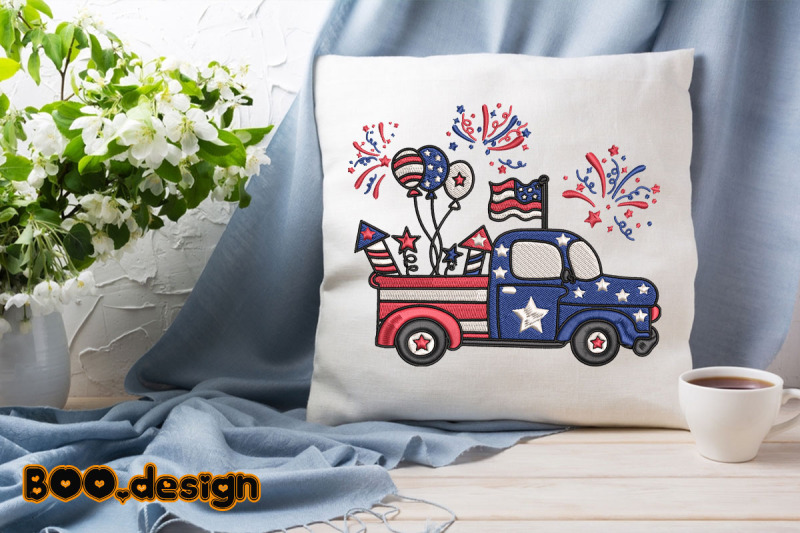 4th-of-july-fireworks-truck-embroidery