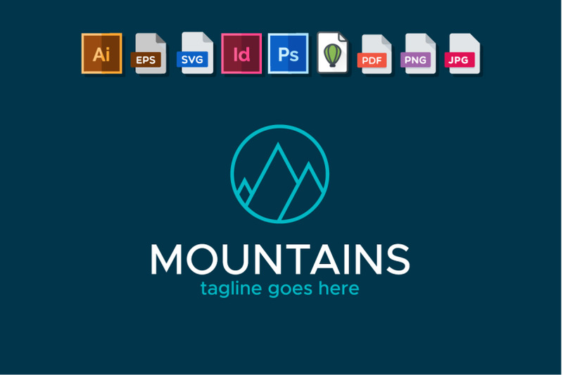 minimalist-mountain-logo