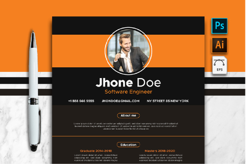 minimalist-amp-clean-resume-template