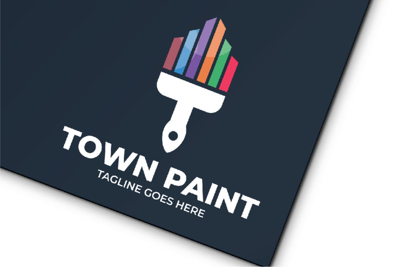 town-paint-logo-template