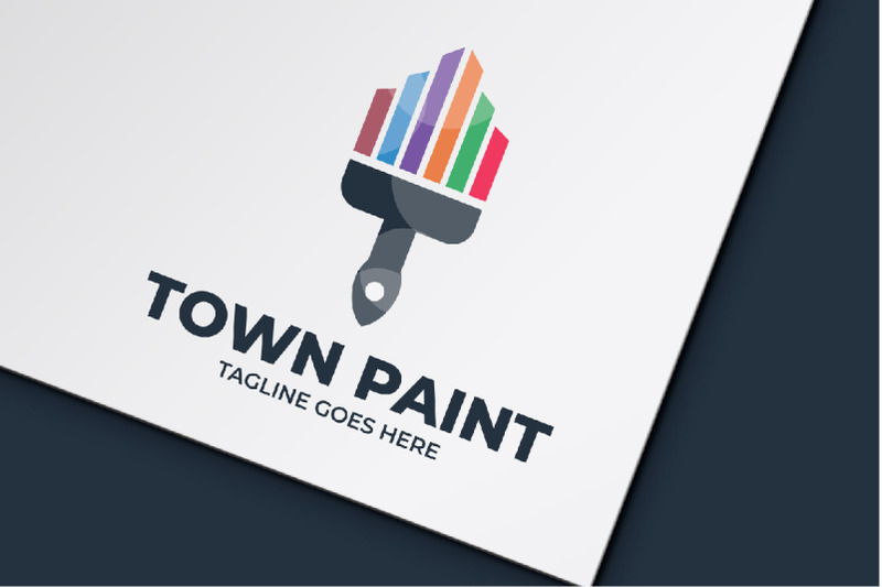 town-paint-logo-template