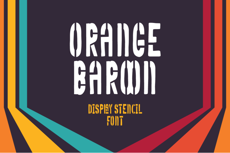 orange-baroon-stencil-display-font