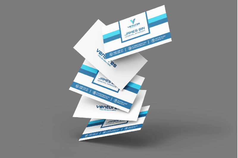 creative-white-blue-business-card