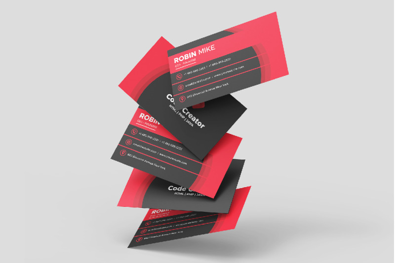 stylish-red-and-black-business-card