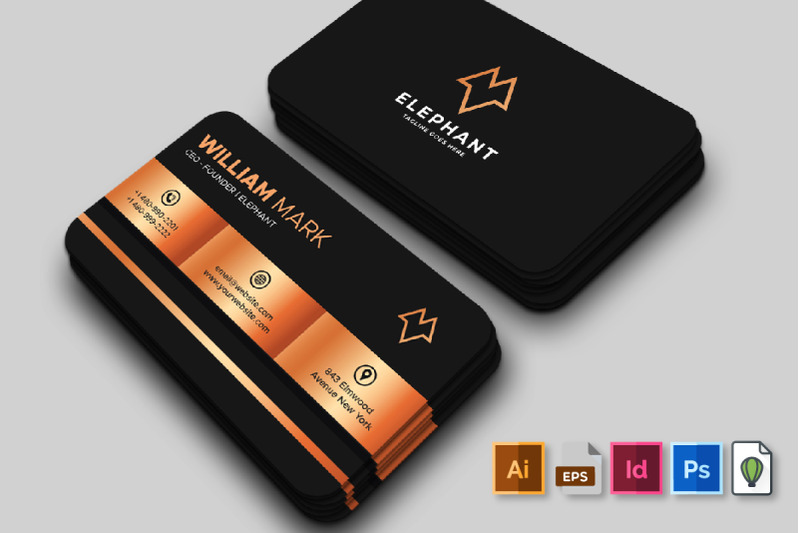 luxury-copper-black-creative-business-card