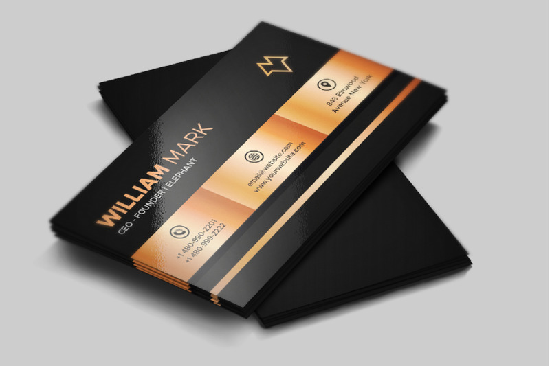 luxury-copper-black-creative-business-card