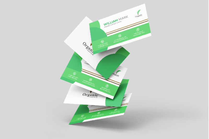 stylish-green-and-white-business-card