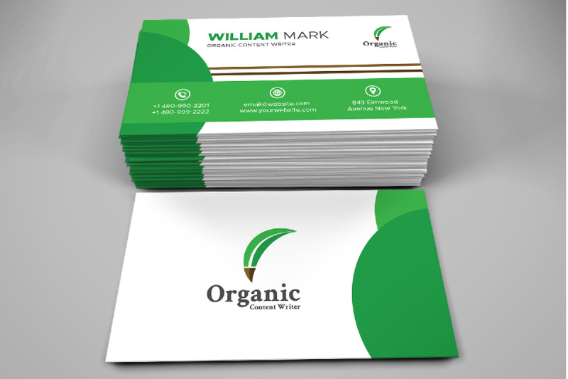 stylish-green-and-white-business-card