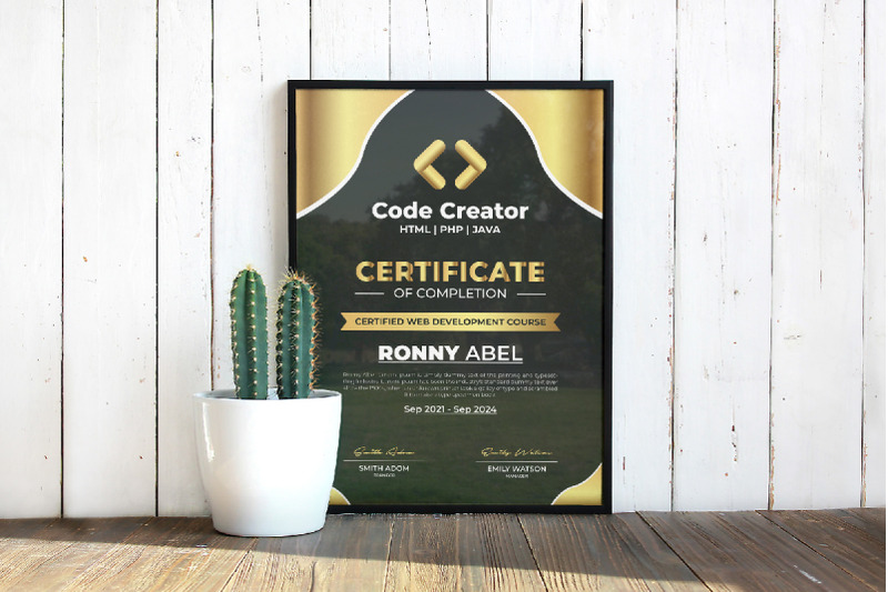 professional-gold-black-corporate-amp-modern-certificate-template