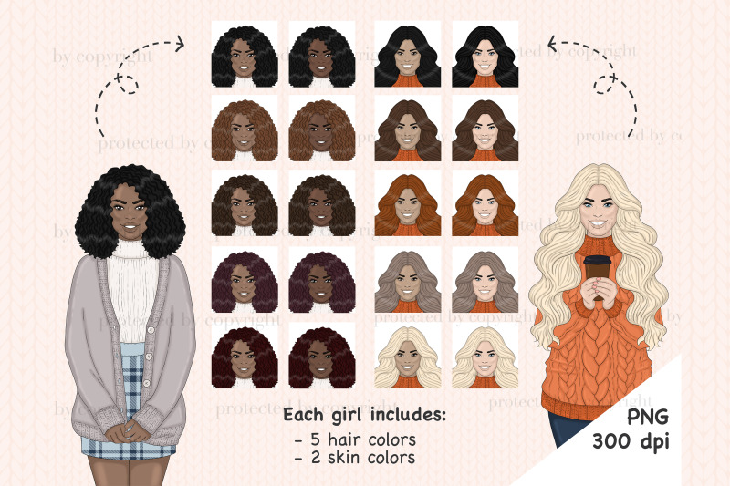 sweater-weather-girls-clipart