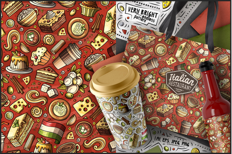 7-italian-food-seamless-patterns