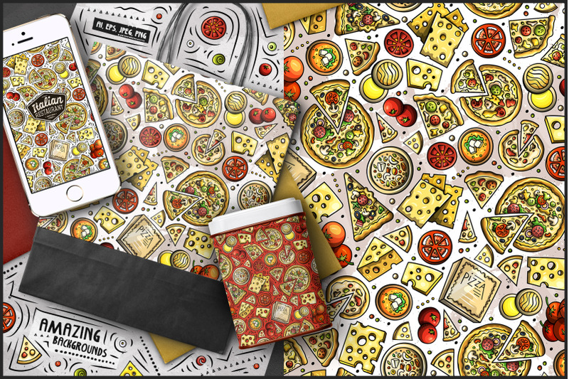 7-italian-food-seamless-patterns