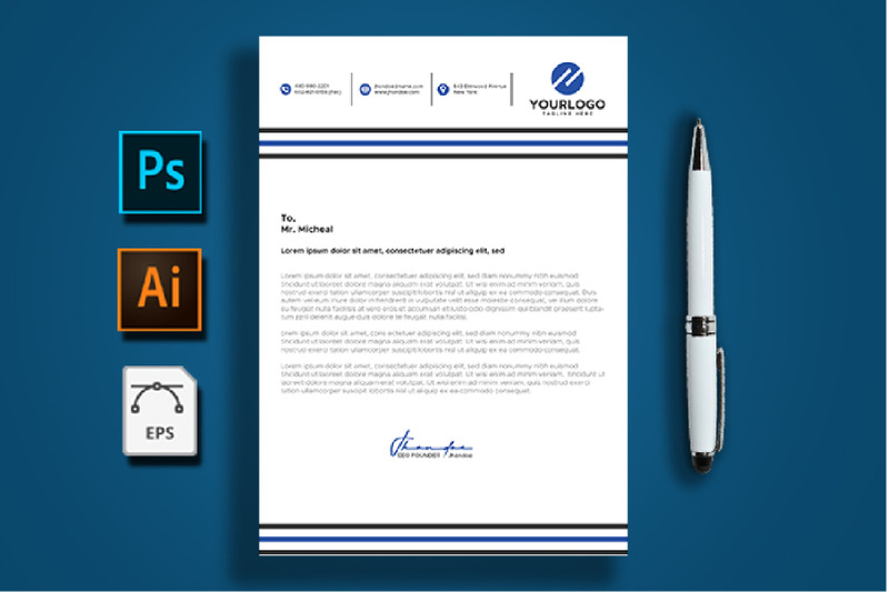 corporate-and-simple-letterhead-template