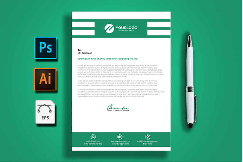 corporate-and-simple-letterhead-template