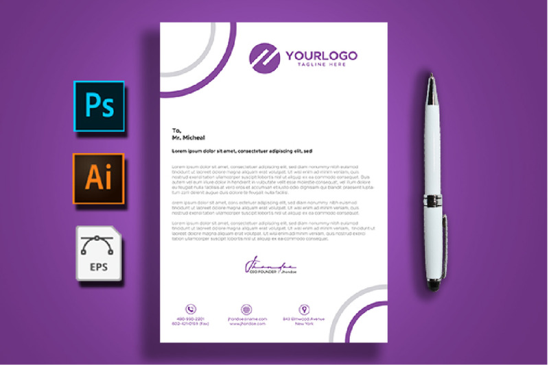 corporate-and-simple-letterhead-template