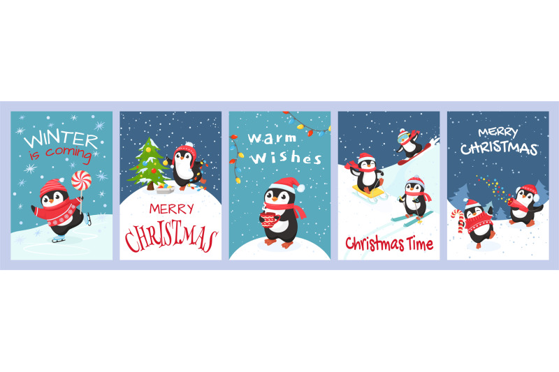 christmas-penguin-greeting-card-winter-is-coming-warm-wishes-and-mer