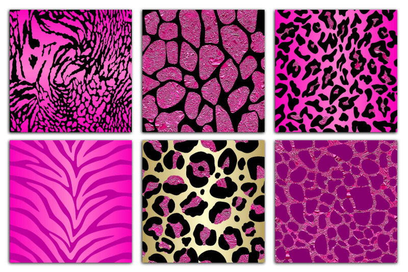 hot-pink-safari-animal-print-seamless-digital-paper