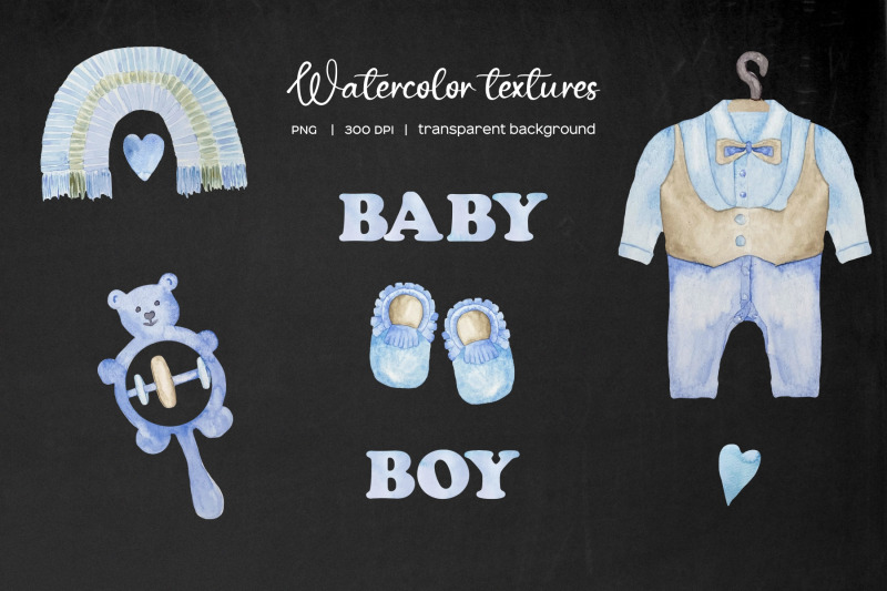 watercolor-blue-elements-baby-boy-birth-announcement-clipart