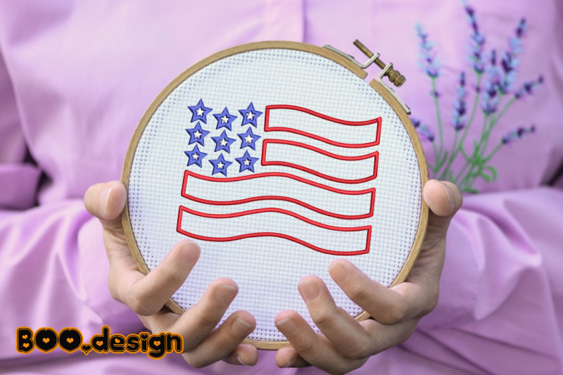 4th-of-july-flag-embroidery