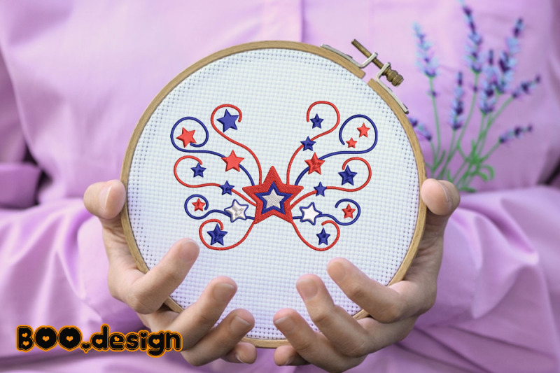 star-butterfly-4th-of-july-embroidery